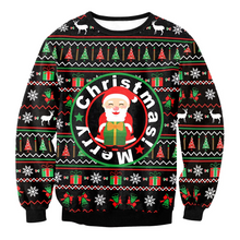 Load image into Gallery viewer, Cozy Unisex Christmas Sweater Loose Fit Holiday Knit
