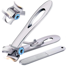 Load image into Gallery viewer, Extra Large Stainless Steel Nail Clippers for Thick and Tough Toenails, Heavy Duty Wide Jaw Clippers for Men and Seniors

