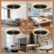 Load image into Gallery viewer, Sleek Ceiling Fan with Integrated Light – Perfect for Modern Bedrooms
