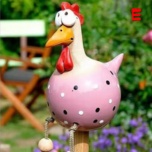 Load image into Gallery viewer, Funny Resin Chicken Fence Decor for Garden and Yard
