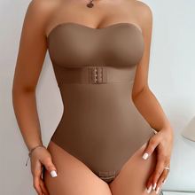 Load image into Gallery viewer, Womens Seamless One Piece Invisible Strap Shapewear with Waist Sculpting Compression and Smooth Nylon Fabric
