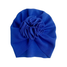 Load image into Gallery viewer, Soft Flower Turban Hat for Baby Girls

