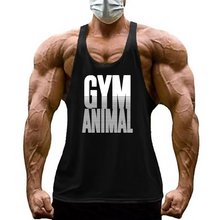 Load image into Gallery viewer, Men's Muscle Fit Cotton Stringer Tank Top
