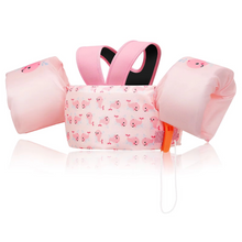 Load image into Gallery viewer, Kids Foam Life Vest with Arm Floats and Safety Whistle for Swimming and Kayaking
