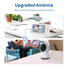 Load image into Gallery viewer, Smart WiFi Baby Monitor with 5 Inch HD Screen and Mobile App Control

