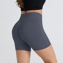 Load image into Gallery viewer, Seamless High Waisted Yoga Shorts for Women Tight Fit Hip Lifting Fitness and Running Shorts
