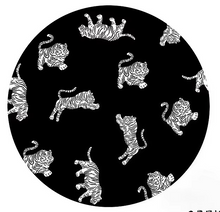 Load image into Gallery viewer, Plush Round Leopard Pattern Area Rug – Soft Thickened Floor Mat for Bedroom or Living Room
