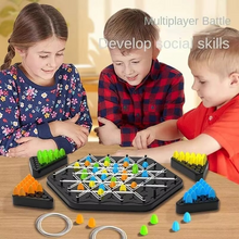 Load image into Gallery viewer, Chain Triangle Chess Duel Strategy Board Game for Kids and Adults
