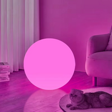 Load image into Gallery viewer, RGB Color Changing Sphere Table Lamp

