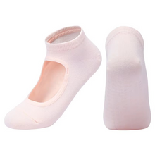 Load image into Gallery viewer, Non Slip Backless Yoga Socks with Breathable Cotton Grip
