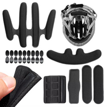 Load image into Gallery viewer, 24PCS Universal Helmet Foam Padding Kit – Replacement Inner Pads for Motorcycle and Bicycle Helmets
