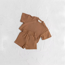 Load image into Gallery viewer, 2-Piece Kids Summer Outfit Set, Short-Sleeve T-Shirt and Shorts for Toddlers

