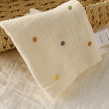 Load image into Gallery viewer, Soft 6-Layer Pure Cotton Baby Washcloth and Burp Cloth Set
