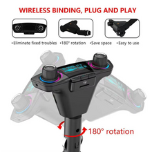 Load image into Gallery viewer, Bluetooth 5.0 Car FM Transmitter with Dual USB Charger and LED Display
