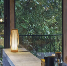 Load image into Gallery viewer, Zen-Inspired Bamboo Table Lamp for Bedroom and Living Room
