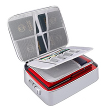 Load image into Gallery viewer, Fireproof and Waterproof Document Organizer Bag – Portable Protective Storage for Travel and Home Security
