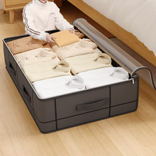 Load image into Gallery viewer, Heavy Duty Foldable Under Bed Storage Bag with Large Clear Window
