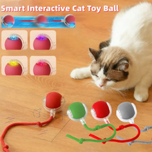 Load image into Gallery viewer, Interactive Cat Ball Toy with Faux Tail, Automatic Rolling Smart Mouse Imitation Pet Trainer
