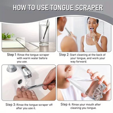 Load image into Gallery viewer, Stainless Steel Tongue Cleaner for Optimal Oral Hygiene
