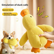 Load image into Gallery viewer, Durable Plush Duck Toy for Dogs - Bite-Resistant with Soothing Sounds
