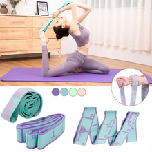 Load image into Gallery viewer, Elastic Yoga Stretching Belt for Flexibility, Pilates, Dance, and Home Fitness
