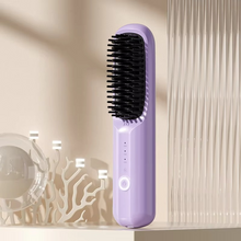 Load image into Gallery viewer, USB Rechargeable Ionic Hair Styler – Ceramic Straightening Comb
