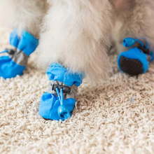 Load image into Gallery viewer, 4-Pack Non-Slip Winter Puppy Booties for Outdoor Protection
