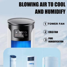 Load image into Gallery viewer, Portable Air Conditioners Fan Evaporative Cooler USB Quiet Timer Room Cooling Small 10 oz Water Tank Personal Cooler Adjustable
