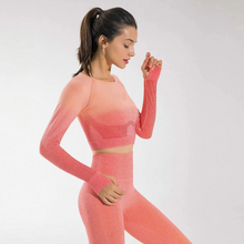 Load image into Gallery viewer, Womens Seamless Yoga and Fitness Tank Top Set
