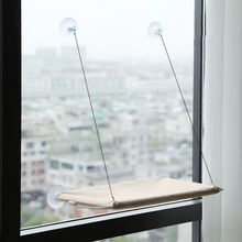 Load image into Gallery viewer, Deluxe Cat Window Perch - Premium, Ultra-Soft Hammock for Cats - Compact &amp; Secure
