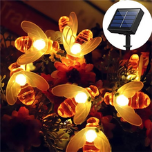 Load image into Gallery viewer, Enchanting Solar-Powered Bee String Lights with Multiple Modes
