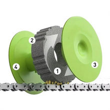 Load image into Gallery viewer, Portable Bicycle Chain Lubricator and Cleaning Oil Roller Tool
