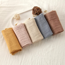 Load image into Gallery viewer, Soft 6-Layer Pure Cotton Baby Washcloth and Burp Cloth Set
