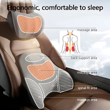 Load image into Gallery viewer, Electric Neck and Lumbar Support Cushion for Car and Office
