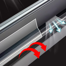 Load image into Gallery viewer, 16.4 Ft Transparent Self-Adhesive Door Weatherstrip
