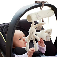 Load image into Gallery viewer, Soft Plush Hanging Rattle Toy for Stroller, Crib, or Car Seat
