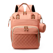 Load image into Gallery viewer, Large Capacity Insulated Women's Backpack with Multiple Organizer Compartments
