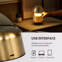 Load image into Gallery viewer, Versatile LED Touch Bedside Lamp - 3-Color Dimmable Night Light
