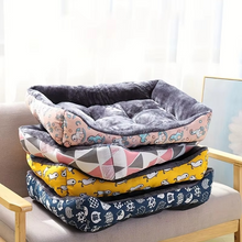 Load image into Gallery viewer, Cozy Plush Pet Sofa Bed Mat for Dogs and Cats
