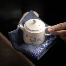 Load image into Gallery viewer, Cotton Linen Tea Towel for Table and Tea Ceremony

