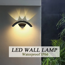Load image into Gallery viewer, Elegant 10W Waterproof LED Outdoor Wall Sconce for Garden and Balcony - Dual Voltage
