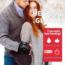 Load image into Gallery viewer, Unisex Heated Leather Winter Gloves for Driving and Outdoor Sports
