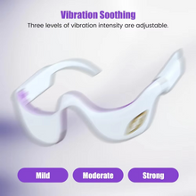 Load image into Gallery viewer, Under Eye Red Light Therapy Massager Glasses Microcurrent Eye Device for Dark Circles and Puffiness
