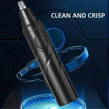 Load image into Gallery viewer, Men's Rechargeable USB Ear and Nose Hair Trimmer, Painless Facial and Eyebrow Groomer
