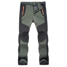 Load image into Gallery viewer, Men’s Thick Fleece Outdoor Pants, Water-Resistant Winter Hiking and Ski Trousers
