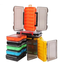 Load image into Gallery viewer, Double Sided Waterproof Fishing Tackle Box with U-Shaped Storage and Transparent Design
