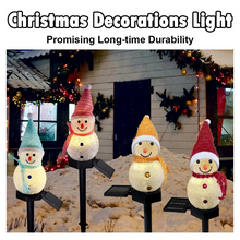 Load image into Gallery viewer, Christmas Solar Snowman Outdoor Decorative Light
