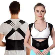 Load image into Gallery viewer, Adjustable Upper Back Posture Support, Alignment Strap for Men and Women
