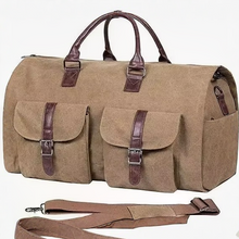 Load image into Gallery viewer, Garment Duffel Weekender Bag – Foldable Carry-On Suit Bag for Men
