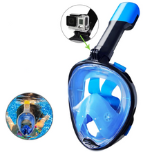 Load image into Gallery viewer, Full Face Dry Snorkel Diving Mask for Swimming and Snorkeling
